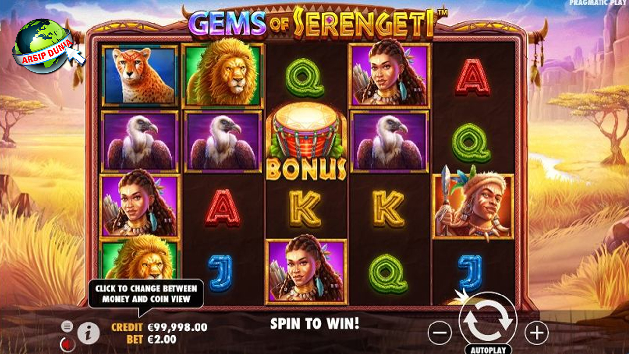 Gems of Serengeti: Keberuntungan Tersembunyi di Slot Gacor ini!